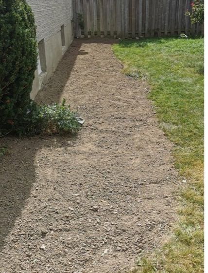 Garden bed cleared out and hauled away